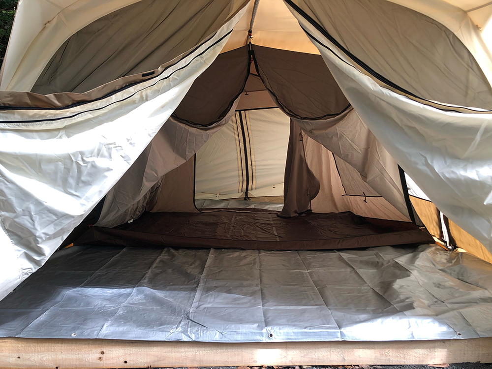 E区画４人用テント